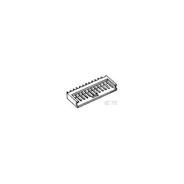 Te Connectivity Board Connector, 2 Contact(S), 1 Row(S), Male, Straight, 0.1 Inch Pitch, Solder Terminal, Detent, 280370-2 - main